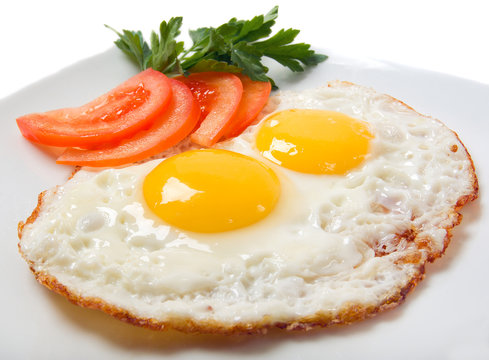 Delicious egg with vegetable