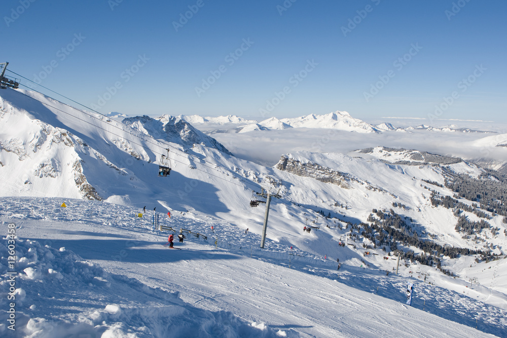 Wall mural Paysage de neige