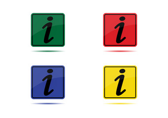 Information Icon (4 Color Variations)