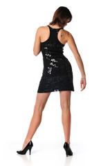 Young woman fashion model