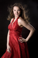 Fototapeta premium happy woman
