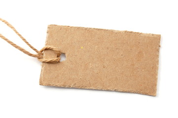 blank price tag