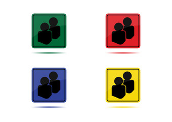 Meeting Icon (4 color Variations)
