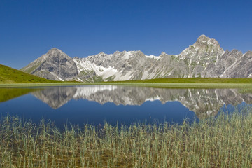 Obraz premium Bergsee im Montafon
