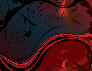 Fototapeta premium red decorative background
