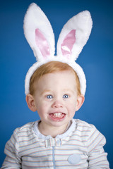 Easter bunny boy