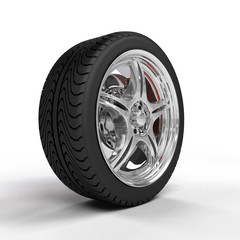 Obraz premium Car wheel