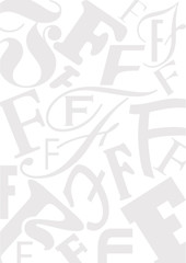 Background with letter F
