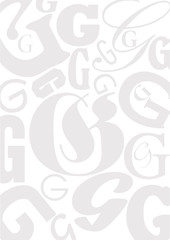 Background with letter G