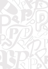 Background with letter P
