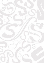 Background with letter S