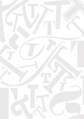 Background with letter t