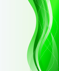 Abstract green background. Vector illustration
