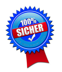 100 prozent sicher