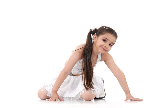 Dancing baby girl