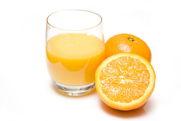 glass of orange juice