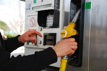 Carburant avec la carte bleu