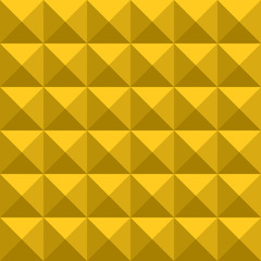 yellow gold triangle pattern