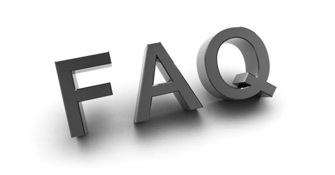 faq 3d sign zeichen frequently asked questions