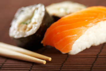 Assortment of Japanese Sushi