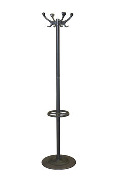 A Modern Metal Coat and Hat Stand.