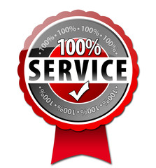 100% Service Button