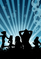 Flyer Hintergrund - Dance & Disco