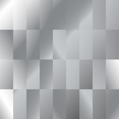 Vector background of shiny metal with rectangle patch pattern