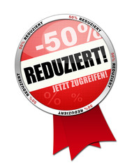 50 prozent reduziert