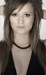 Shot of an Elegant Teenage Girl