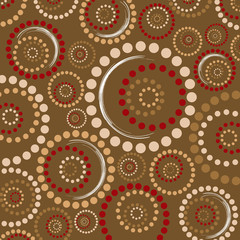 Abstract seamless retro background. Vector illustration.