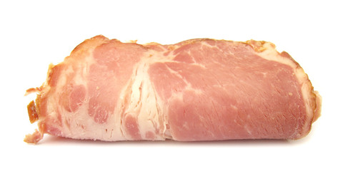 Pork bacon dried meat slice