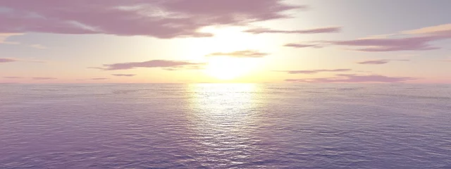 Foto op Plexiglas Sonnenuntergang über dem Meer © Arnold