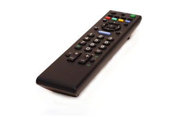 TV remote control isolated