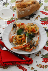 Capesante e scampi - Antipasti di pesce