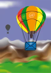Rugzak E-mail luchtballon © Jana Cífková
