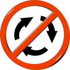 ban on the circular movement