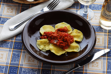 Ravioli di magro - Primi piatti della toscana