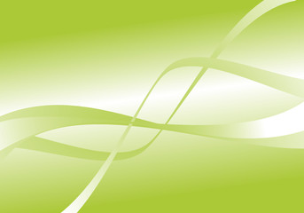 décoration vectoriel vert - green curves - vector shape