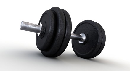 Obraz na płótnie Canvas Weightlifting weights