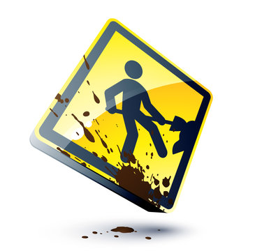 Panneau de chantier