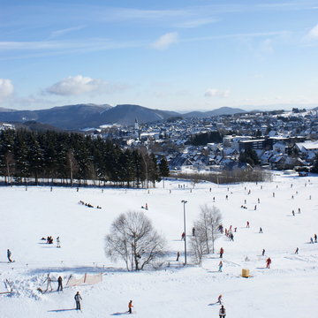 Wintersport in Winterberg ( Hochsauerland )