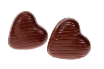 heart shaped chocolate