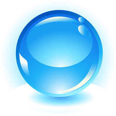 aqua sphere vector button