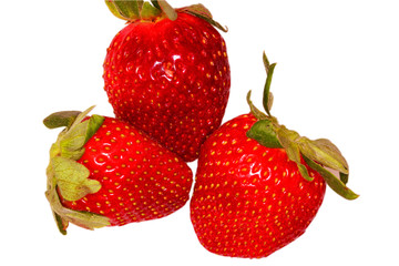 3 strawberries