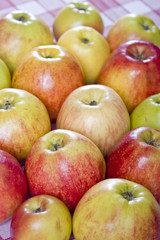 apples on a table