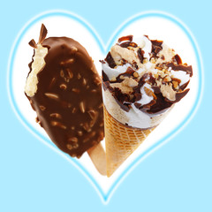 Eiskrem Herz