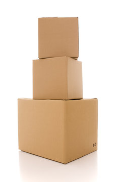 cardboard box parcels