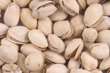 Fototapeta premium Pistachio nuts as a background