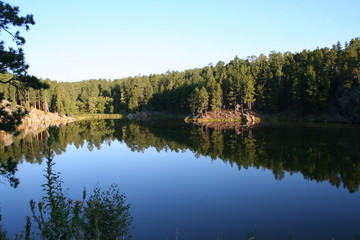 Obraz premium Berglandschaft mit See
